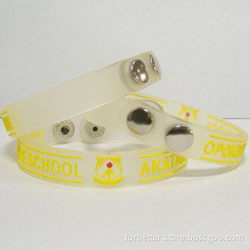 Press-Button PVC Bracelet